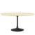 60 Oval Faux Travertine Dining Table By Modernway 5 6758 2 Tra 5 6758 2 Tra
