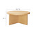 Round Wood Coffee Table By ModernWay 5-6580-14