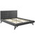 Biscuit Tufted Performance Velvet Queen Platform Bed By ModernWay 13-6008-7