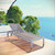 Outdoor Patio Aluminum Mesh Chaise By ModernWay 5-2249-19-GRY