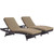 Outdoor Patio Chaise Set Of 2 By Modernway 5 2428 5 Moc Set 5 2428 5 Moc Set