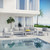 5 Piece Outdoor Patio Aluminum Sectional Sofa Set By ModernWay 5-2564-19-GRY