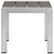 3 Piece Outdoor Patio Aluminum Set By ModernWay 5-2599-19-GRY