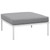Outdoor Patio Aluminum Ottoman By Modernway 5 2609 23 Gry 5 2609 23 Gry