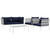 5Piece Outdoor Patio Aluminum Sectional Sofa Set By ModernWay 5-2623-23-NAV-SET