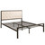 Fabric Queen Bed By ModernWay 13-5182-2-BEI-SET