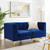 Channel Tufted Performance Velvet Loveseat By ModernWay 5-4346-14