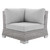 Sunbrella Outdoor Patio Wicker Rattan Corner Chair By Modernway 5 3970 12 Gry 5 3970 12 Gry