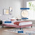 Performance Velvet King Platform Bed Frame By ModernWay 13-6267-4