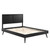 Wood Full Platform Bed With Splayed Legs By ModernWay 13-6619-2