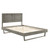 Wood King Platform Bed With Angular Frame By ModernWay 13-6626-7