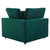 5-Piece Down Filled Overstuffed Performance Velvet Sectional Sofa By ModernWay 5-4822-7