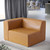 Vegan Leather Left-Arm Chair By ModernWay 5-4621-20