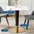 28" Square Dining Table By ModernWay 5-5119-7-WHI