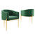 Tufted Performance Velvet Accent Chairs Set Of 2 By Modernway 5 5415 5 5 5415 5