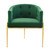 Tufted Performance Velvet Accent Chairs Set Of 2 By ModernWay 5-5415-5