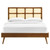 Cane And Wood King Platform Bed With Splayed Legs By ModernWay 13-6694-23