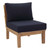 Armless Outdoor Patio Teak Sofa By Modernway 5 1150 14 Nav Set 5 1150 14 Nav Set
