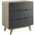 Three Drawer Chest Or Stand By Modernway 13 6074 14 Gry 13 6074 14 Gry