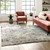 Jacinda Distressed Vintage Floral Vintage Medallion 8X10 Area Rug By ModernWay 18-1164A--8