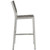 Outdoor Patio Aluminum Armless Bar Stool By ModernWay 5-2255-19-GRY