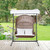Outdoor Patio Swing Chair With Stand By ModernWay 5-2278-2-WHI-SET