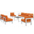 7 Piece Outdoor Patio Sectional Sofa Set By Modernway 5 2566 19 Ora 5 2566 19 Ora