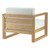 3 Piece Outdoor Patio Teak Set By ModernWay 5-3119-14-WHI-SET