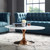 42" Oval-Shaped Wood Coffee Table By ModernWay 5-3251-18-WHI