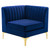 6-Piece Channel Tufted Performance Velvet Sectional Sofa By ModernWay 5-4352-14
