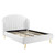 Performance Velvet Queen Wingback Platform Bed By ModernWay 13-6282-23