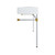 40" Silver Stainless Steel Wall-Mount Bathroom Vanity By ModernWay 5-5546-19-WHI