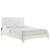 Channel Tufted Performance Velvet Queen Platform Bed By Modernway 13 6978 23 13 6978 23