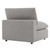 Down Filled Overstuffed Boucle Fabric Armless Chair By ModernWay 5-6257-12