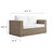 Outdoor Patio Loveseat By ModernWay 5-6246-3-WHI
