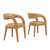 Vegan Leather Dining Chair Set Of 2 By Modernway 5 6561 20 5 6561 20