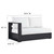 5-Piece Outdoor Patio Powder-Coated Aluminum Sectional Sofa Set By ModernWay 5-6674-7-WHI
