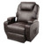 Ergonomic Heated Massage Recliner Sofa Chair Deluxe Lounge Executive With Control-Brown EP19630BN By CW
