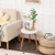 16 Inch Modern Round Coffee Table HW65766WH By CW