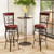 2 Pieces 30 Inch 360 Degree Swivel Bar Stools With Leather Padded Seat Brown Hw67399 By Cw