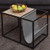End Table Side Accent Metal Magazine Organizer HW56182 By CW