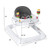 Adjustable Height Removable Folding Portable Baby Walker-Gray BB5637GR By CW