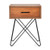 Nightstand Coffee Table Storage Display With Steel Legs And 1 Drawer HW66740 By CW