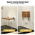 20 Inch Wall Mounted Teak Wood Folding Shower Bath Seat BA7416CF By CW