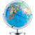 13 Inch Illuminated World Globe 720° Rotating Map With Led Light HW63198 By CW
