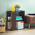 2 Tier Side End Table With Storage Shelves Brown Hw63104Bn By Cw