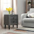 2Pcs Nightstand W/2 Drawer Multipurpose HW61187GR-2 By CW