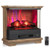 27 Inch Freestanding Fireplace With Remote Control-Brown FP10560US-BN By CW