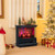 27 Inch Freestanding Fireplace With Remote Control Black Fp10560Us Dk By Cw