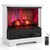 27 Inch Freestanding Fireplace With Remote Control-White FP10560US-WH By CW